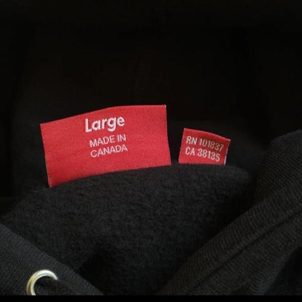 Supreme Men's Black Hoodie - Picture 6 of 8